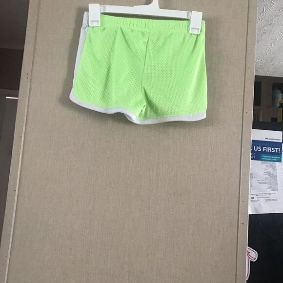 Justice Neon Green Mesh Shorts Size 10 - Picture 6 of 10